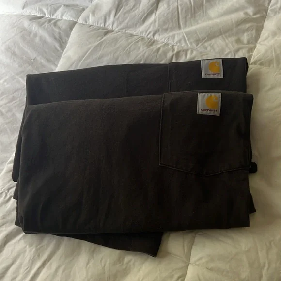 Carhartt Loose Fit Men’s short sleeve tee shirts size XL  Black NWOT Lot of 2 - Picture 2 of 6